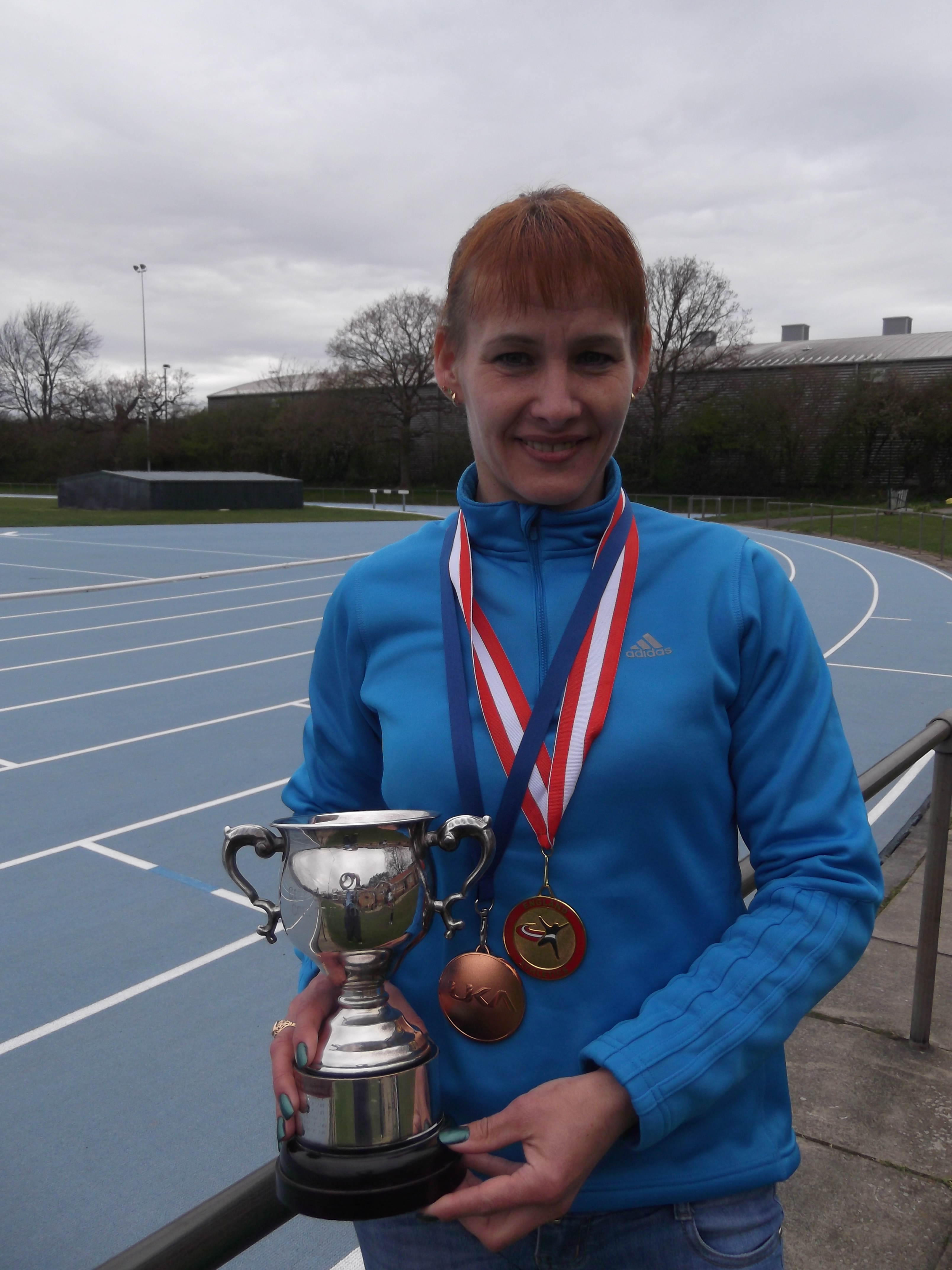 Bronze for Grazina in UK 20K Walk Champs & Gold in England Champs – Sun 28 Apr 2013