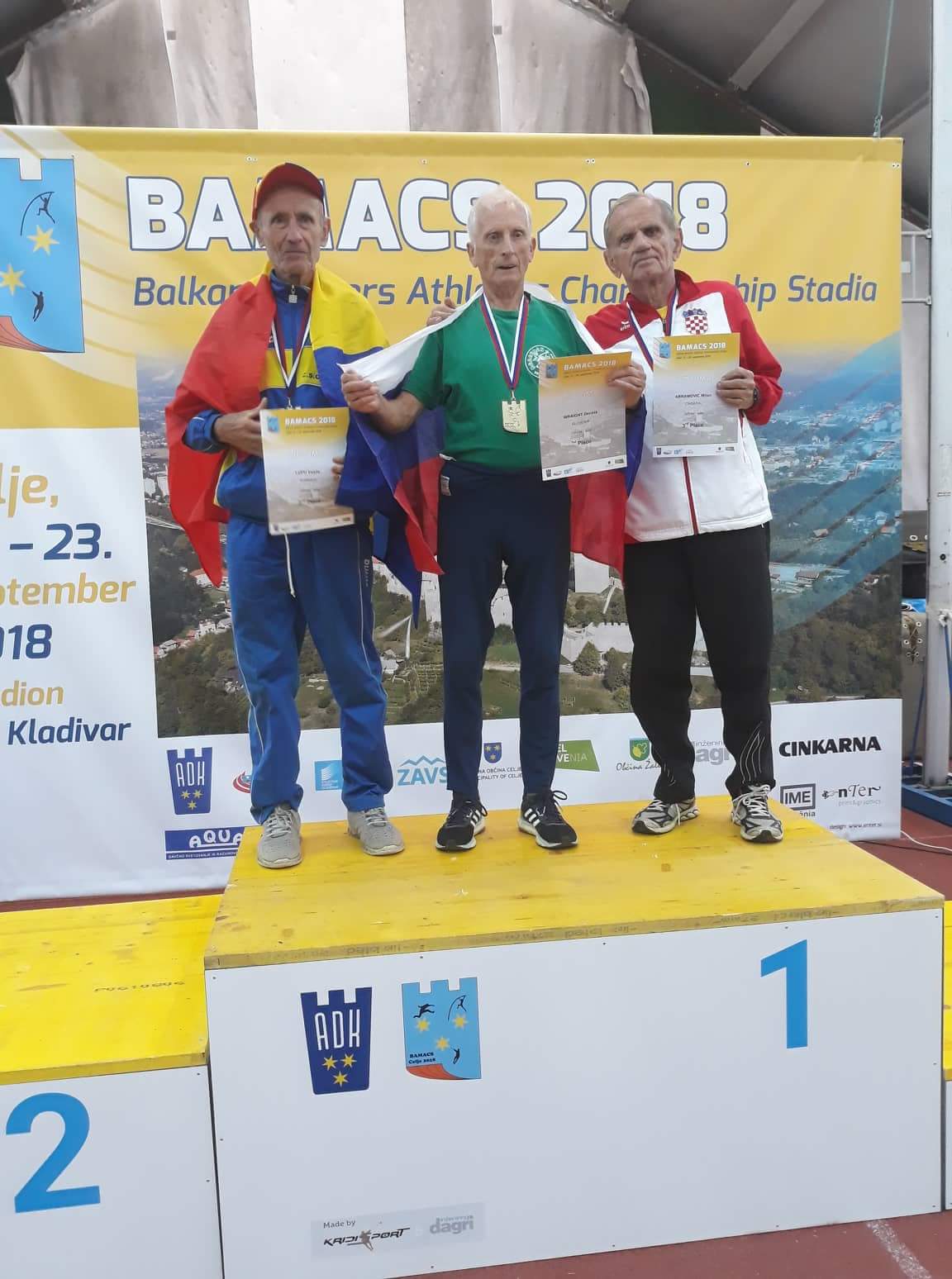 Gold (yet again) for Dennis at Balkans Masters Champs – Slovenia – 21-22 Sep 2018